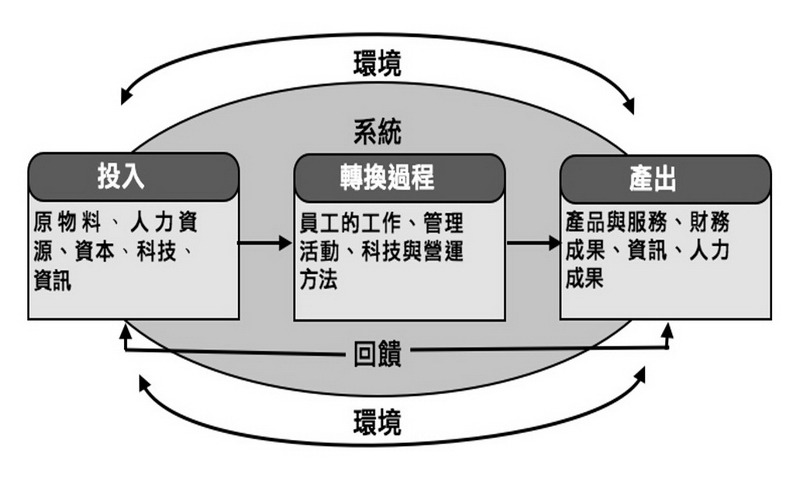 開放式系統的組織