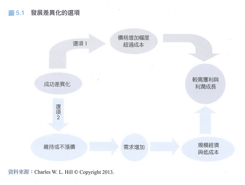 發展差異化的選項